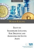 Cover: Essays on Shareholder Litigation, Risk Disclosure and Accounting for Crypto Assets - epubli