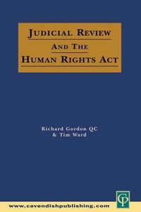 Enlarge image Cover: Judicial Review & the Human Rights Act - Routledge Cavendish