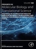 Cover: Advances in Aggregation Induced Emission Materials in Biosensing and Imaging for Biomedical Applications - Part B - Academic Press