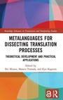 Cover: Metalanguages for Dissecting Translation Processes - Routledge