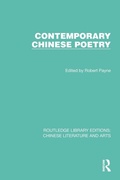 Cover: Contemporary Chinese Poetry - Routledge