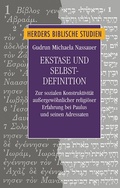 Cover: Ekstase und Selbstdefinition - Verlag Herder