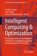 Cover: Intelligent Computing & Optimization - Springer