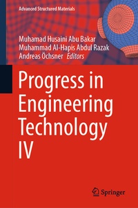 Enlarge image Cover: Progress in Engineering Technology IV - Springer