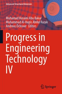 Enlarge image Cover: Progress in Engineering Technology IV - Springer