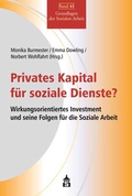 Cover: Privates Kapital f&uuml;r soziale Dienste? - Schneider Hohengehren