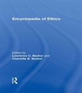 Cover: Encyclopedia of Ethics - Routledge