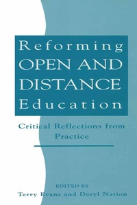 Enlarge image Cover: Reforming Open and Distance Education - Routledge