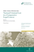 Cover: National Criminal Law in a Comparative Legal Context. - Duncker & Humblot