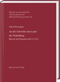 Abbildung von: An der Schwelle zum Land der Verheißung - Harrassowitz Verlag