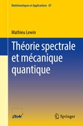 Cover: Th&eacute;orie spectrale et m&eacute;canique quantique - Springer
