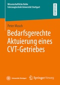 Cover: Bedarfsgerechte Aktuierung eines CVT-Getriebes - Springer Vieweg