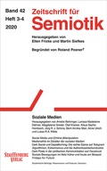 Cover: Zeitschrift f&uuml;r Semiotik / Soziale Medien - Stauffenburg