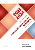 Cover: Sicher zum Realschulabschluss Deutsch Baden-W&uuml;rttemberg 2023 und 2024 - Krapp & Gutknecht Verlag