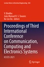 Cover: Proceedings of Third International Conference on Communication, Computing and Electronics Systems - Springer