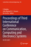 Cover: Proceedings of Third International Conference on Communication, Computing and Electronics Systems - Springer