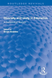 Enlarge image Cover: Diversity and Unity in Education - Routledge