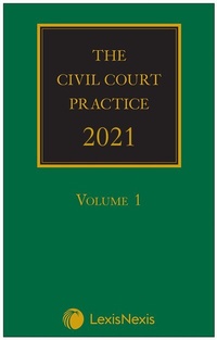 Abbildung von: The Civil Court Practice 2021 - Butterworths Law