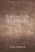 Cover: Roman Law Essentials - Edinburgh University Press