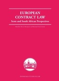 Cover: European Contract Law - Edinburgh University Press