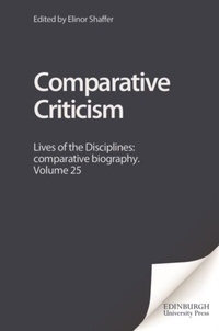 Enlarge image Cover: Comparative Criticism - Edinburgh University Press
