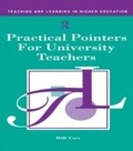 Cover: Practical Pointers for University Teachers - Routledge