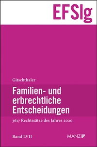Abbildung von: Familien- und erbrechtliche Entscheidungen EF-Slg - Manz