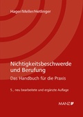 Cover: Nichtigkeitsbeschwerde und Berufung - Manz