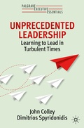 Cover: Unprecedented Leadership - Palgrave Macmillan
