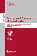 Bild: Descriptional Complexity of Formal Systems - Springer