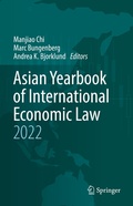 Cover: Asian Yearbook of International Economic Law 2022 - Springer