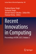 Cover: Recent Innovations in Computing - Springer