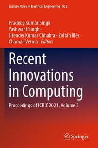 Abbildung von: Recent Innovations in Computing - Springer