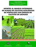 Cover: Aportes al manejo integrado de plagas en cultivos ecol&oacute;gicos de hortalizas con &eacute;nfasis en cultivos de lechuga - Editorial Utadeo