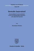 Bild: Bestrafte Innovation? - Duncker & Humblot