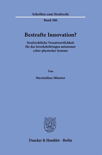 Abbildung von: Bestrafte Innovation? - Duncker & Humblot