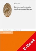 Cover: Personen und "persona" in den Epigrammen Martials - Franz Steiner Verlag