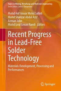 Enlarge image Cover: Recent Progress in Lead-Free Solder Technology - Springer