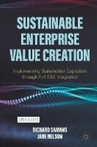Enlarge image Cover: Sustainable Enterprise Value Creation - Palgrave Macmillan