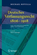 Cover: Deutsches Verfassungsrecht 1806 - 1918 - Springer