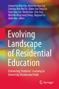 Cover: Evolving Landscape of Residential Education - Springer