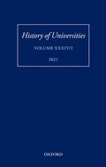 Cover: History of Universities: Volume XXXIV/2 - OUP eBook