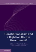 Cover: Constitutionalism and a Right to Effective Government? - Cambridge University Press
