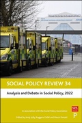 Cover: Social Policy Review 34 - Policy Press