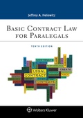 Abbildung von: Basic Contract Law for Paralegals - Aspen Publishing