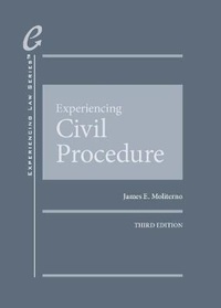 Abbildung von: Experiencing Civil Procedure - West Academic Press