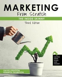 Enlarge image Cover: Marketing, from Scratch - Kendall/Hunt Publishing Co ,U.S.