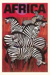 Abbildung von: Vintage Journal African Zebra Travel Poster - Found Image Press