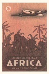 Abbildung von: Vintage Journal Travel Africa Travel Poster - Found Image Press