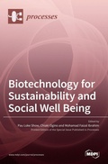 Cover: Biotechnology for Sustainability and Social Well Being - MDPI AG